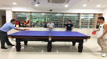 上海向日葵视频色版顏料科技有限公司球類運動會-乒乓球專場順利舉行