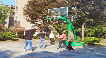 上海向日葵视频色版顏料科技有限公司球類運動會-籃球專場順利舉行